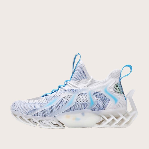 

Men Lace-up Decor Sneakers, White