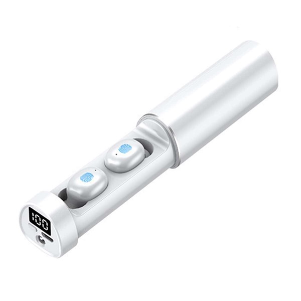 

Беспроводные наушники со светодиодным дисплеем мощности, Белый