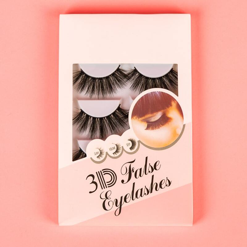 

5pairs Extra Long Fake Eyelashes, Black