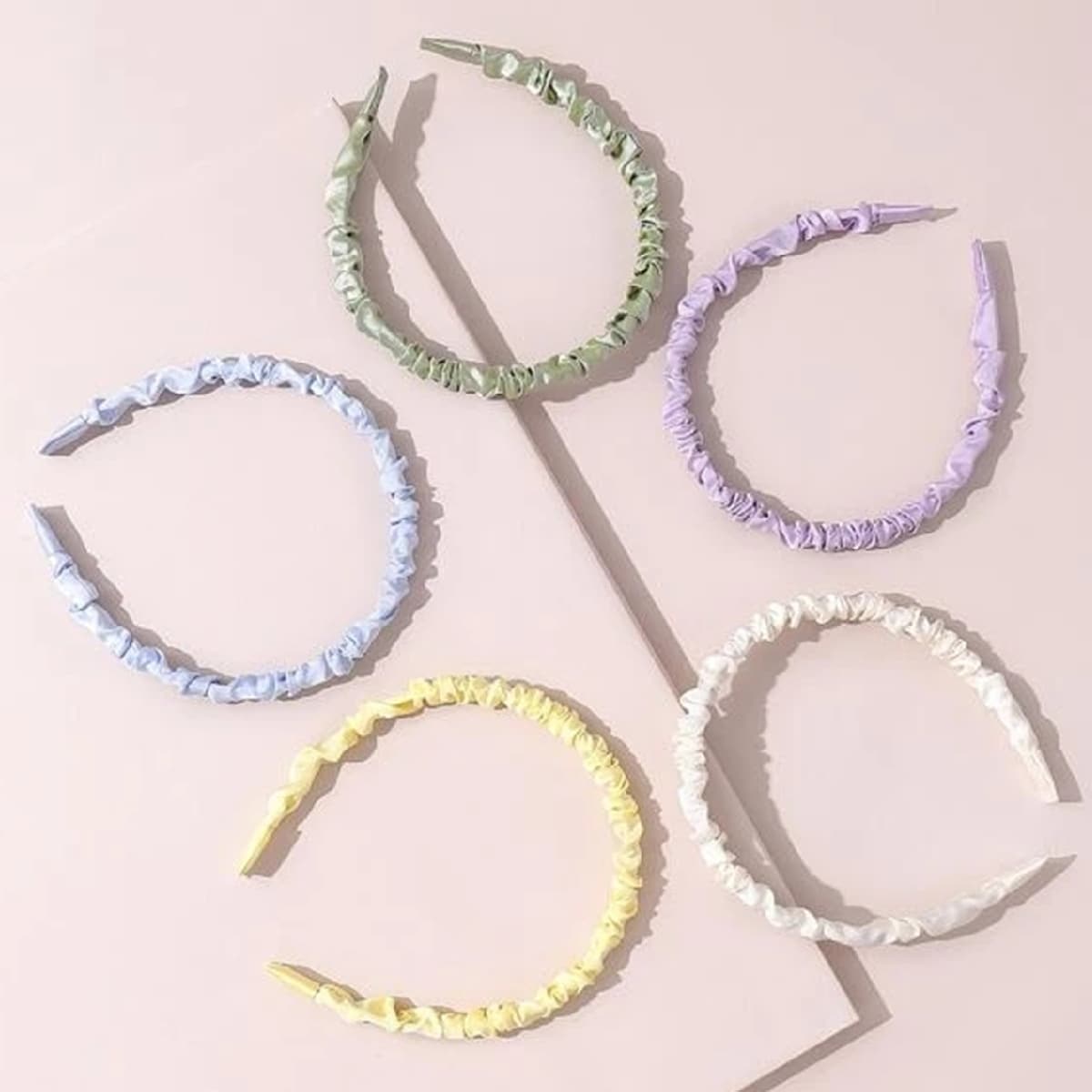 

5pcs Plain Headband, Multicolor