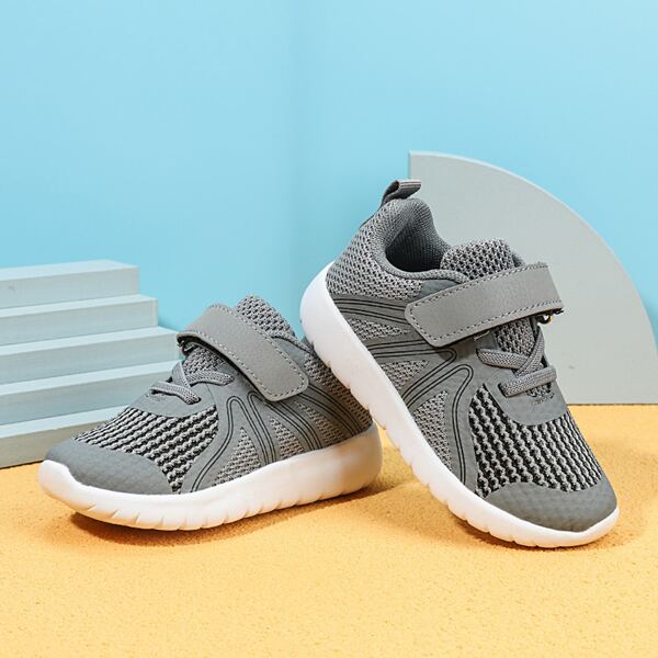 

Toddler Boys Velcro Strap Sneakers, Light grey