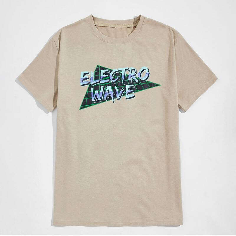 

Guys Letter Graphic Tee, Khaki