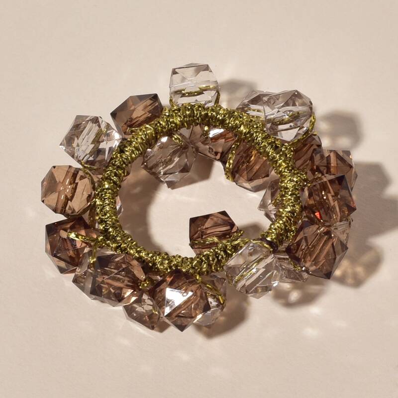 

1pc Crystal Hair Tie, Multicolor