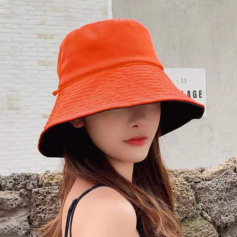 

Solid Bucket Hat, Orange