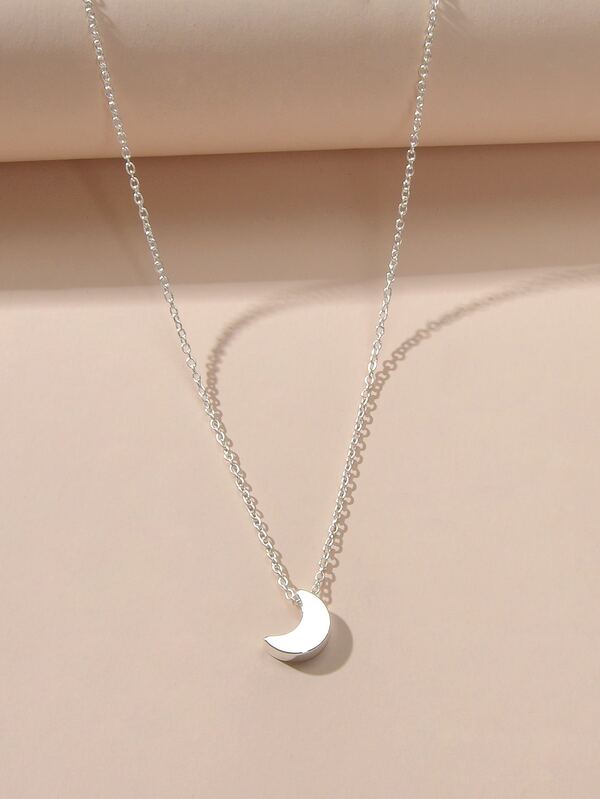 Moon Charm Necklace SHEIN UK