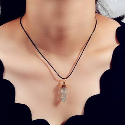 Stone Charm Necklace
