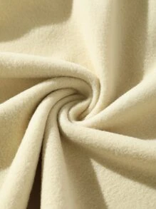 Slogan & Wings Print Thermal Sweatshirt - Apricot - View 3