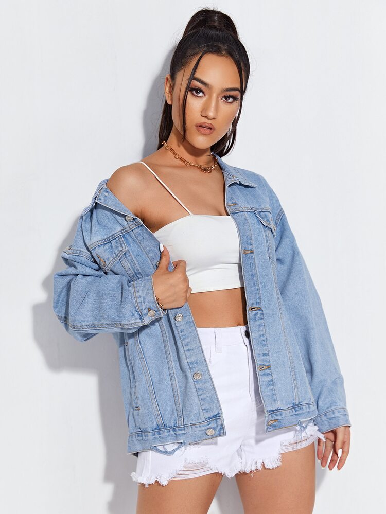 Cazadora mezclilla bajo cruda - Lavado ligero - Añade 6