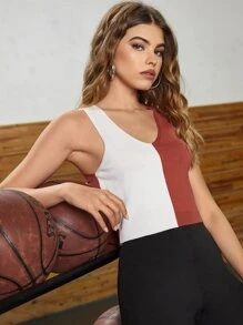 Seusyu Knit ngọnKhối MàuGiải trí - Đỏ và trắng - Xem 1