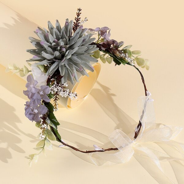 

Flower Decor Hair Band, Multicolor