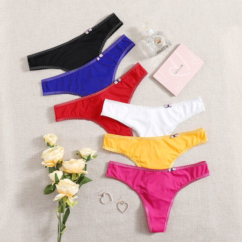 

6pack Bow Panty Set, Multicolor