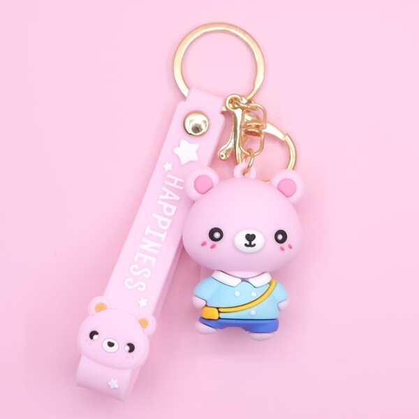 

Cartoon Charm Keychain, Multicolor