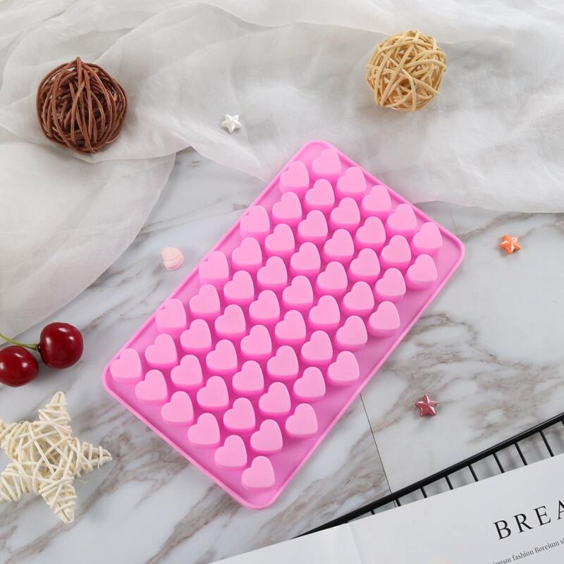 

1pc Heart Chocolate Mold, Pink
