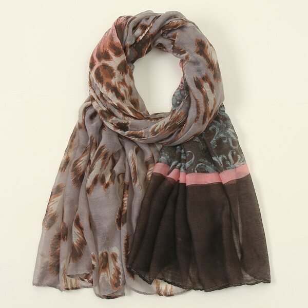 

Floral Print Scarf, Multicolor