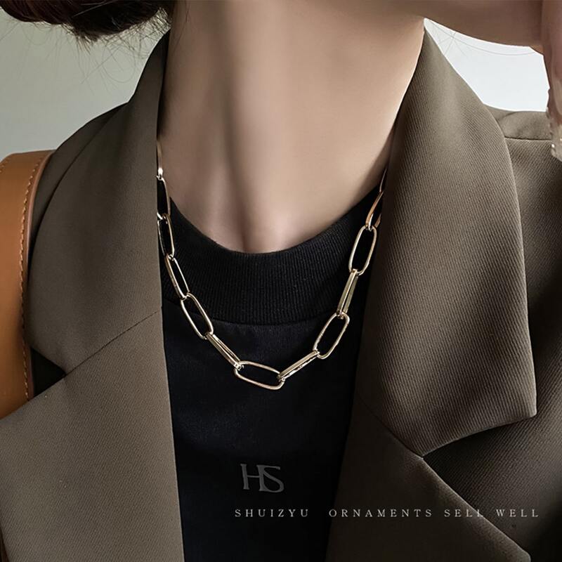 

Simple Chain Necklace, Gold
