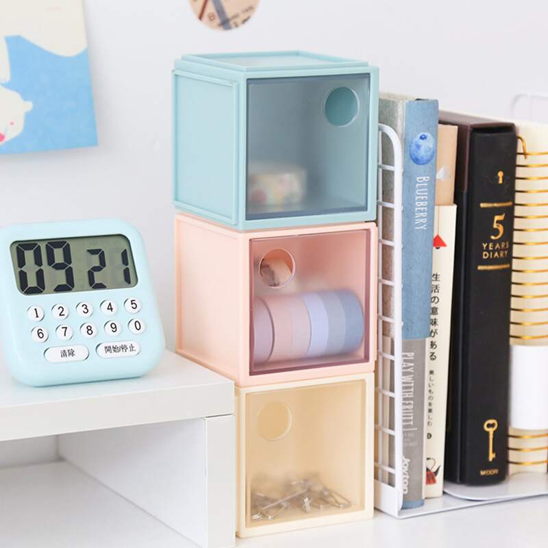 

1pc Random Tape Storage Box, Multicolor