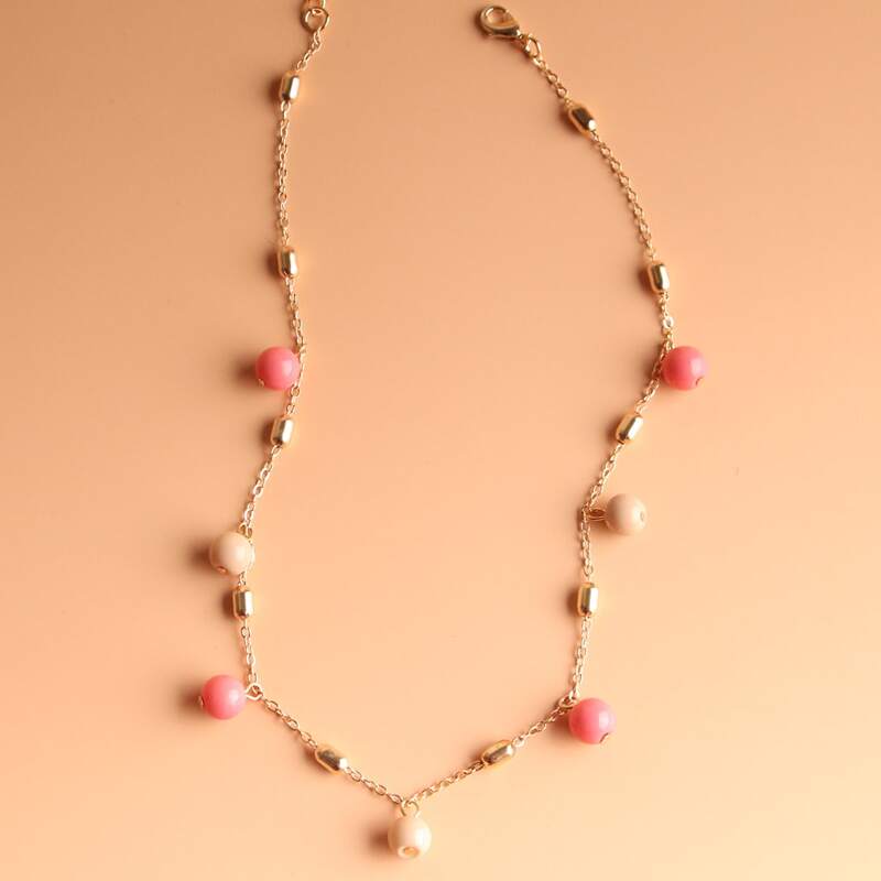 

Ball Decor Necklace, Multicolor