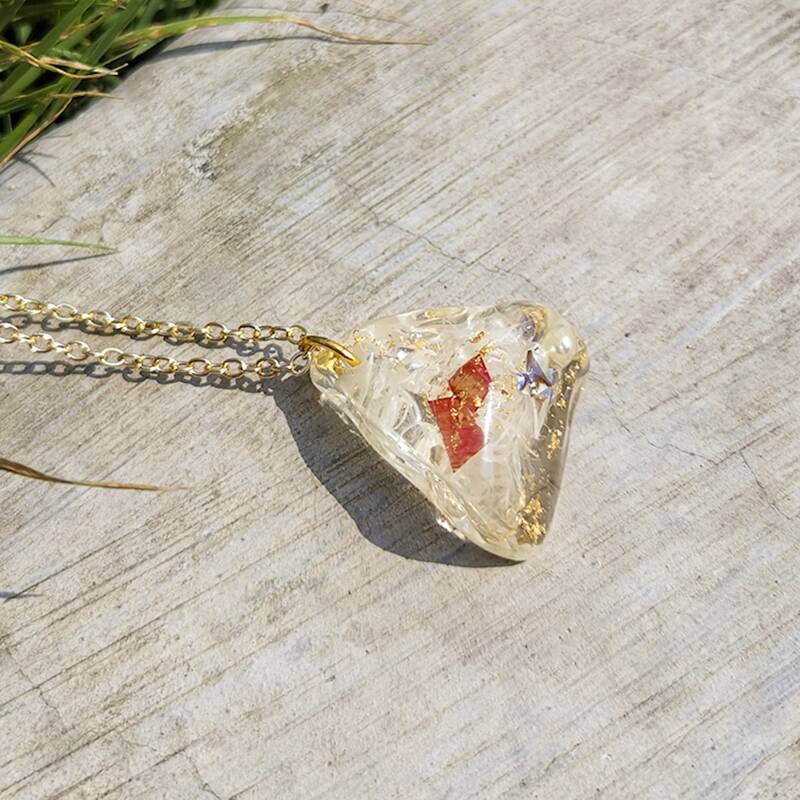 

Crystal Pendant Necklace, Yellow