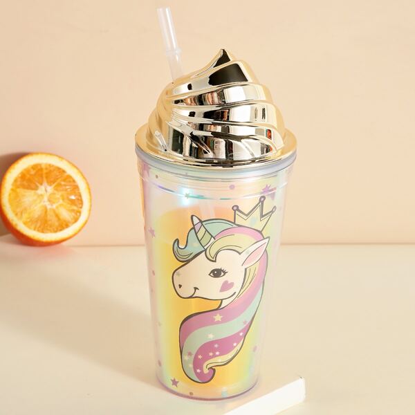

Unicorn Print Tumbler, Multicolor