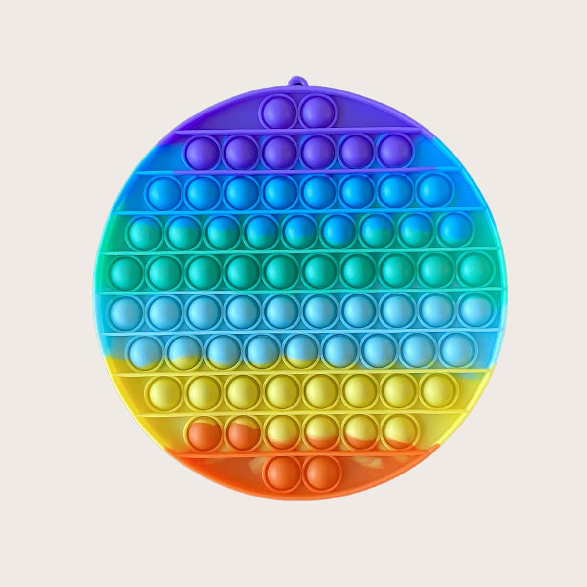 

1pc Rainbow Stress Relief Bubble Toy, Multicolor