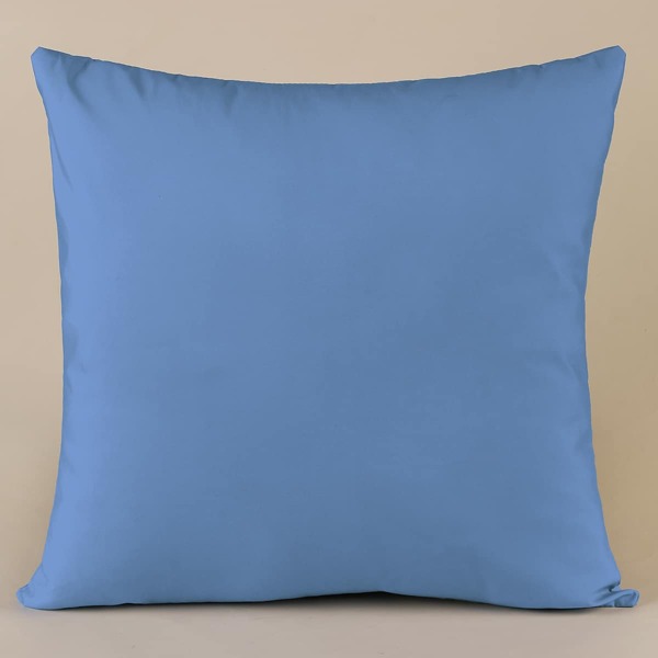 

Solid Color Cushion Cover Without Filler, Blue