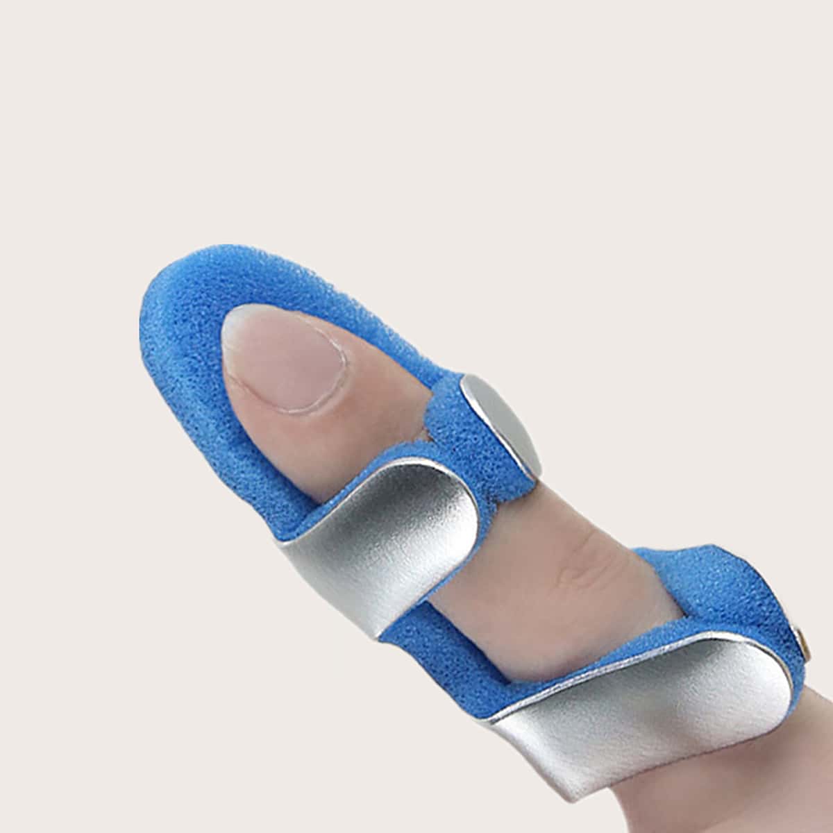 

1pc Finger Protective Sleeve, Blue