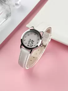 1 件学生防水电子可爱卡通手表