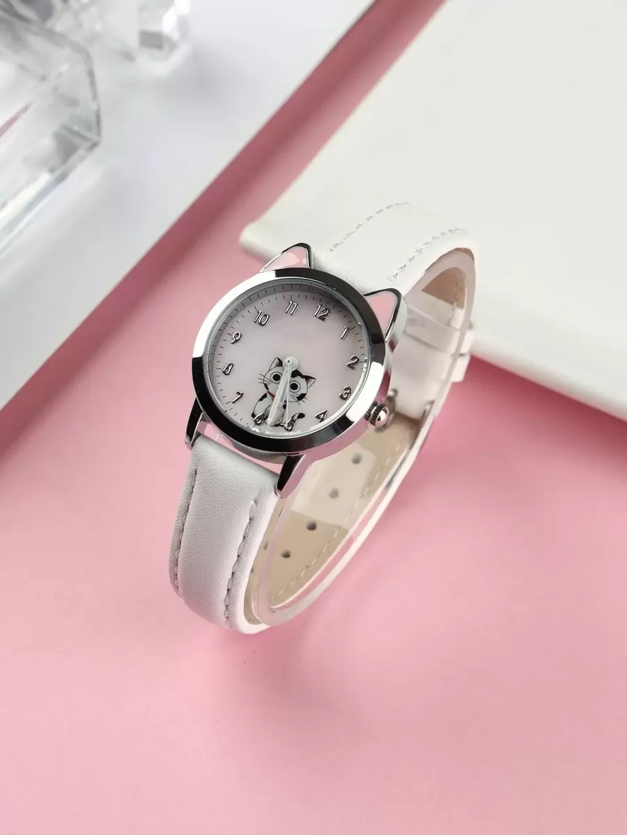 1 件学生防水电子可爱卡通手表