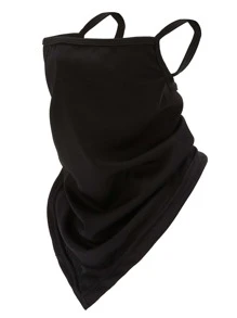 Sun Protective Anti UV Ear Hook Neck Gaiter Ski Mask,Suitable For Cycling,Riding Motorcycle And Skiing - Black - View 1