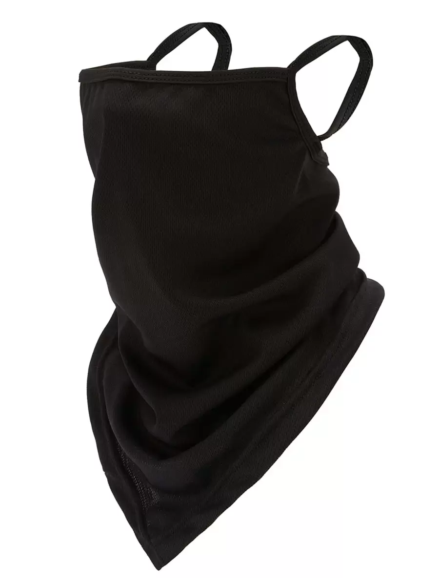 Sun Protective Anti UV Ear Hook Neck Gaiter Ski Mask,Suitable For Cycling,Riding Motorcycle And Skiing - Black - View 1
