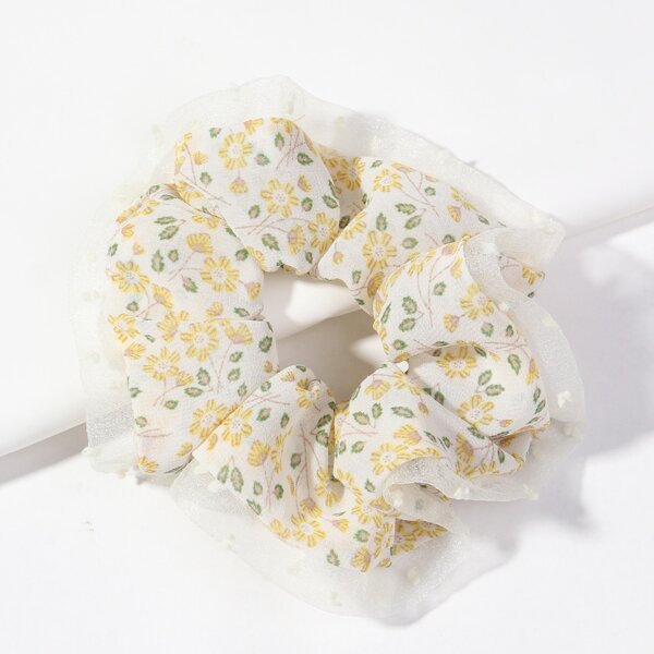 

Floral Print Scrunchie, Multicolor