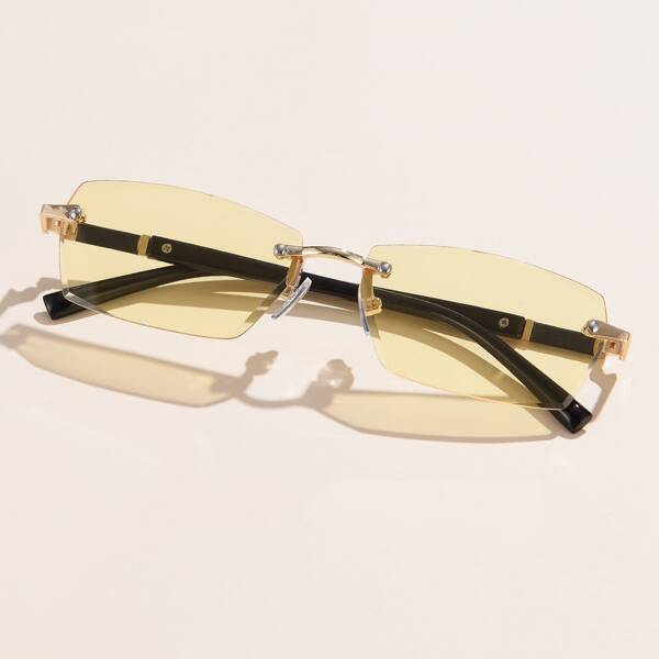 

Tinted Lens Rimless Sunglasses