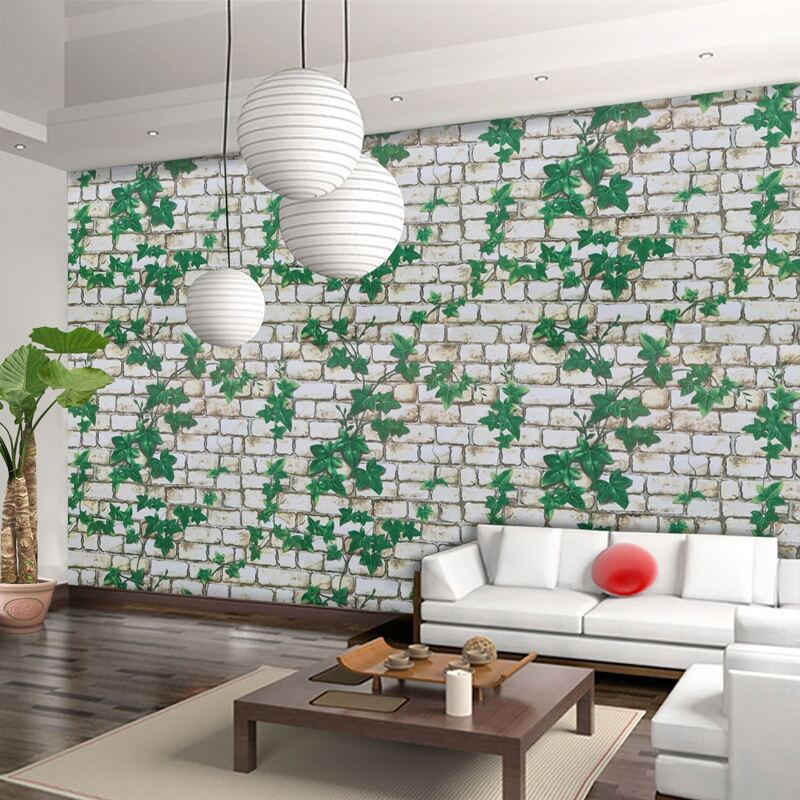 

1roll Leaf Vine Wall Sticker, Multicolor