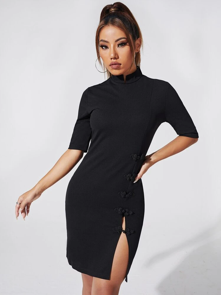 cover up dresses Final Sale Plus Size Mesh Cover-Up Dress with Cutout Front and Fringe Trim in Hot Pink
