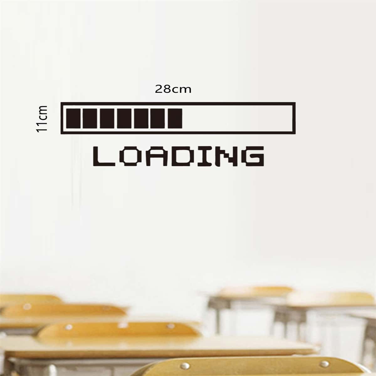 

Letter Wall Sticker, Black