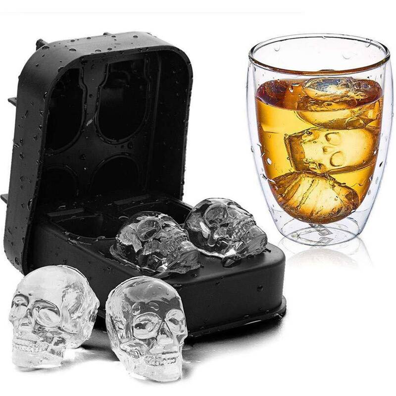 

1pc Skeleton Ice Mold, Black