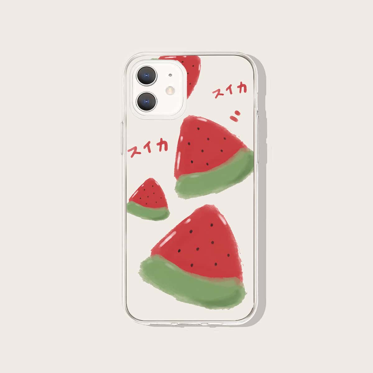 

Watermelon Print Phone Case, Multicolor