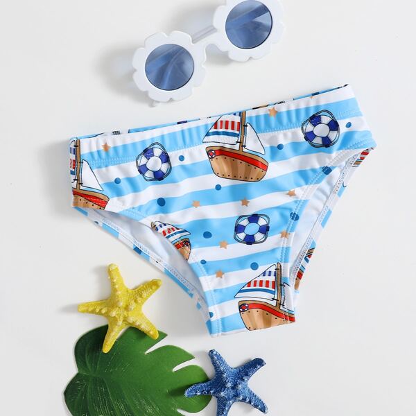 

Toddler Boys Cartoon Graphic Panty, Multicolor