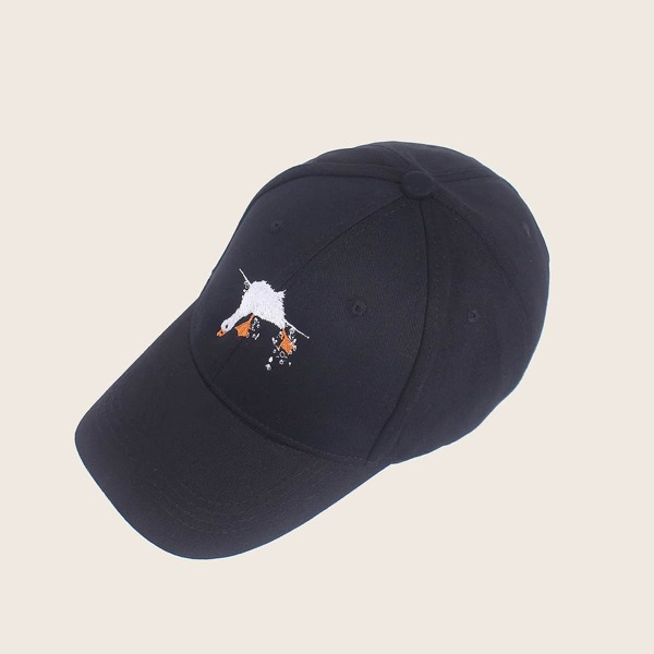 

Embroidery Detail Baseball Cap, Black