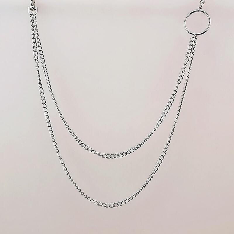 

Minimalist Layered Pant Chain, Silver