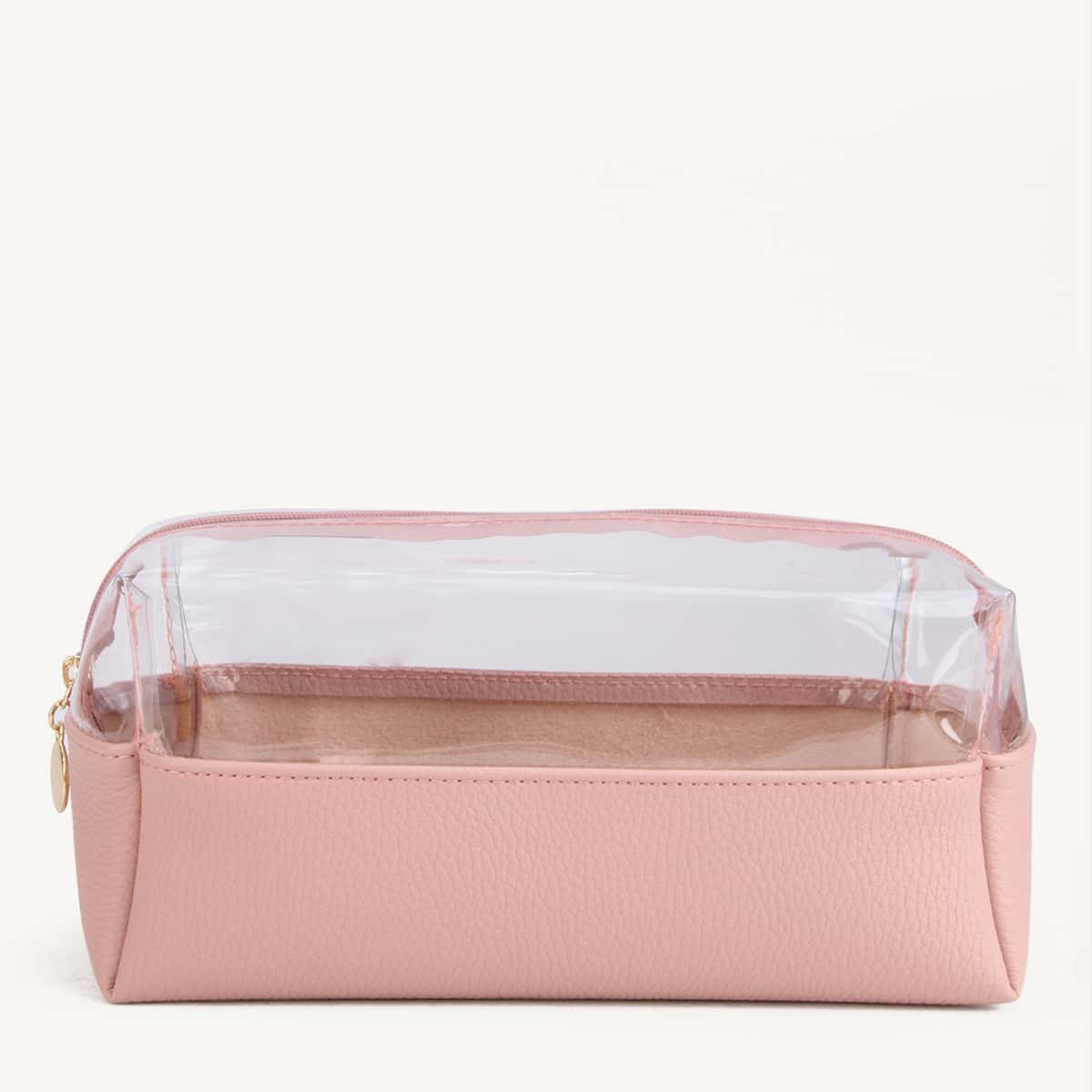 

1pc Square Makeup Bag, Pink