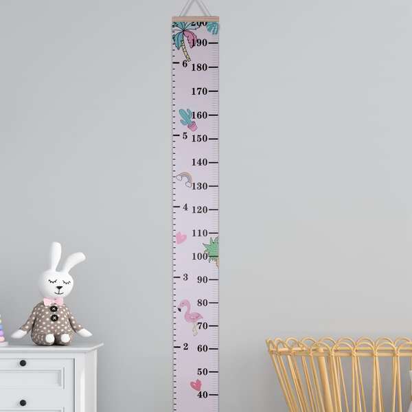 

Kids Cartoon Graphic Height Measurement Wall Hanging, Multicolor