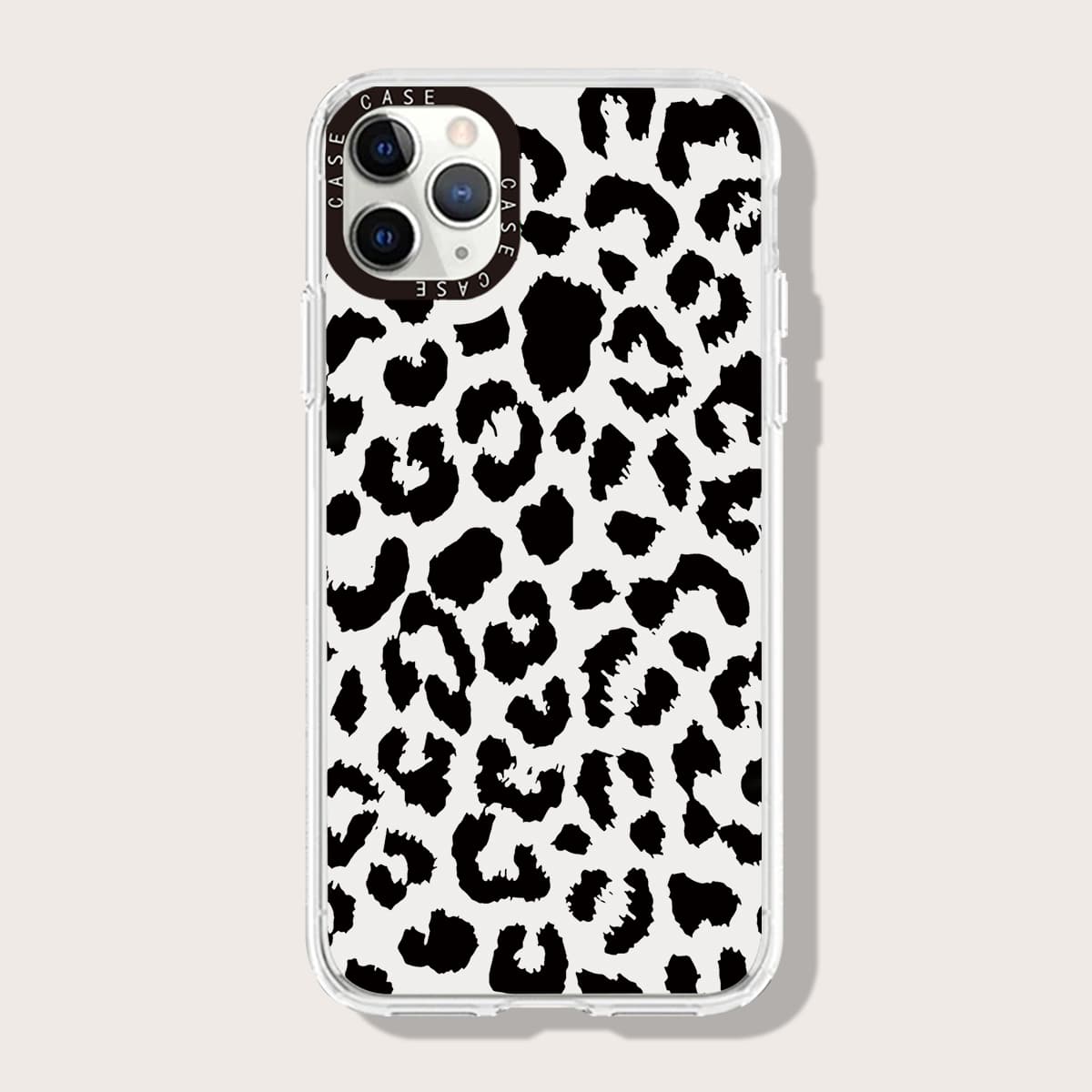 

Leopard Pattern Phone Case, Black