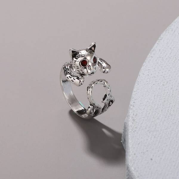 

Animal Design Ring, Silver