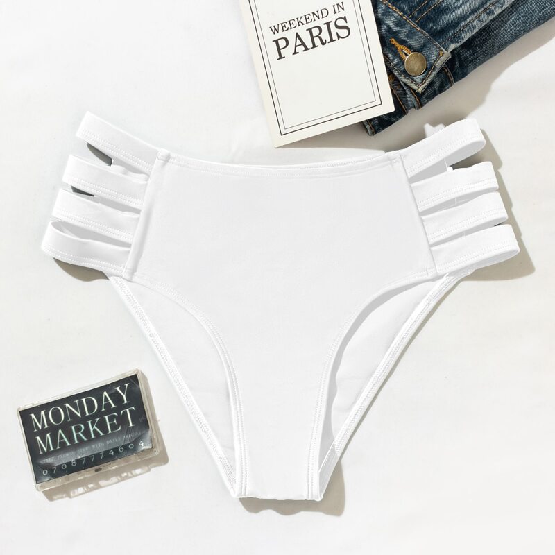 

Cut Out Side Bikini Panty, White