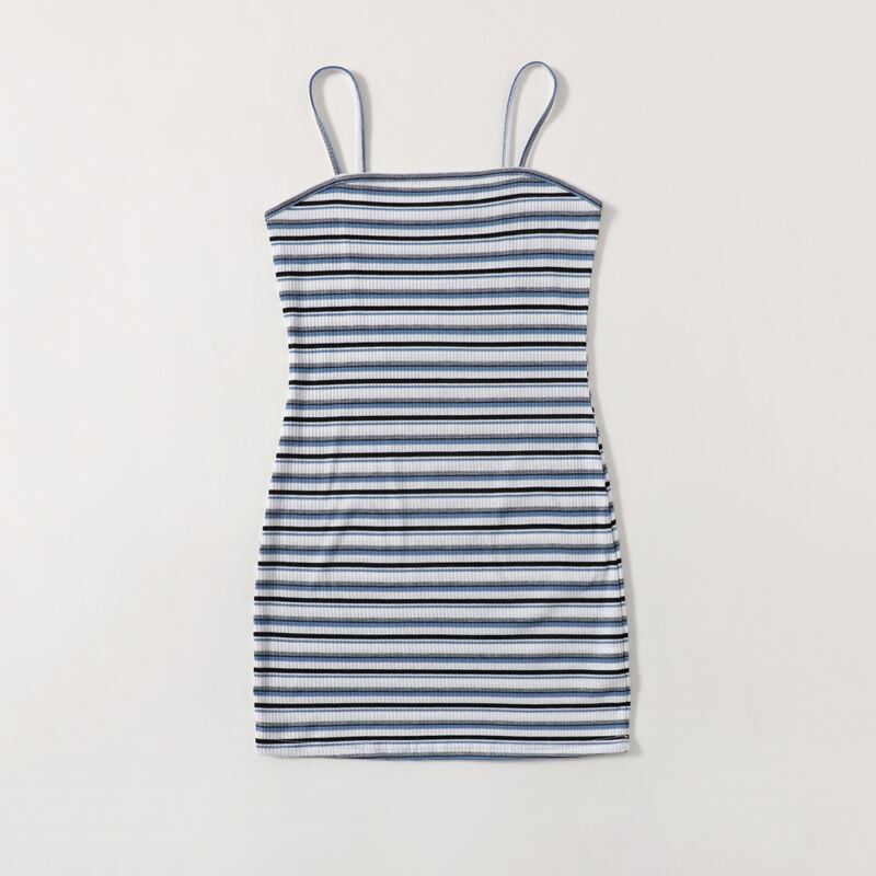 

Striped Cami Dress, Multicolor