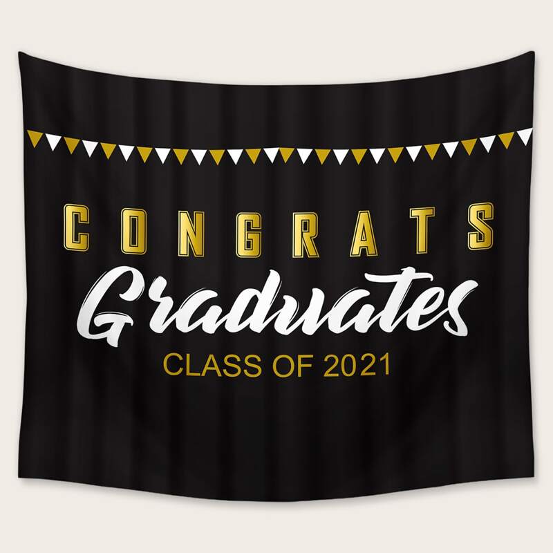 

Graduation Print Tapestry, Multicolor