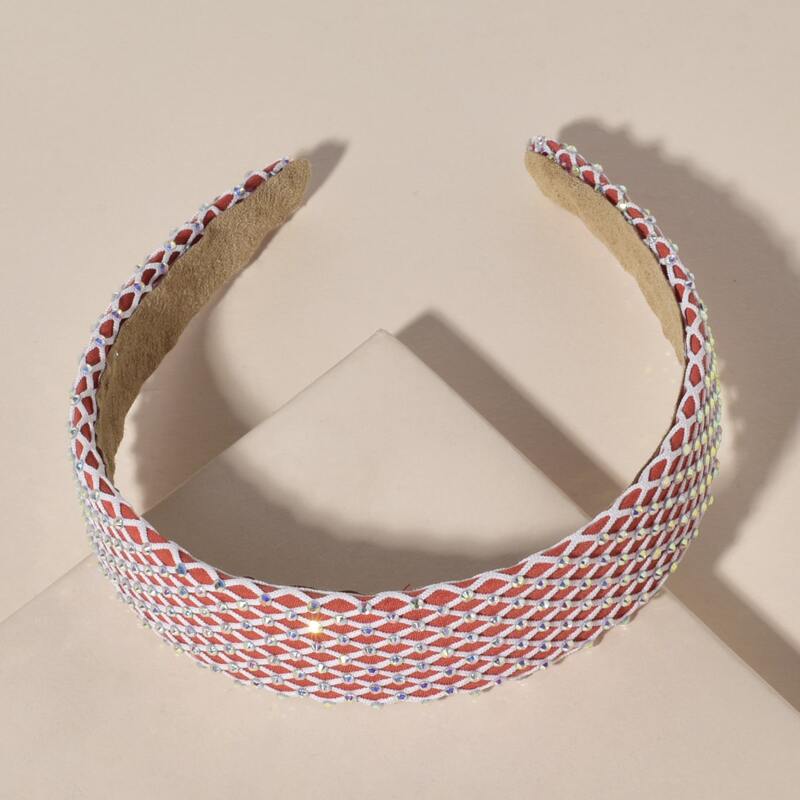 

Rhinestone Wide Headband, Multicolor