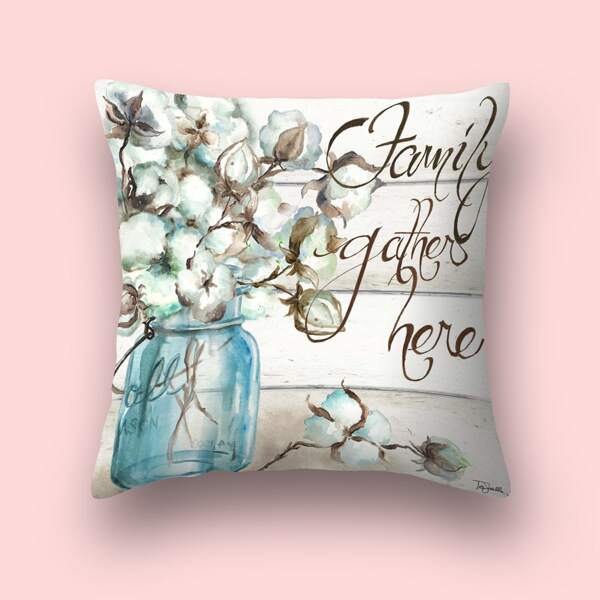 

Cotton Print Cushion Cover Without Filler, Multicolor