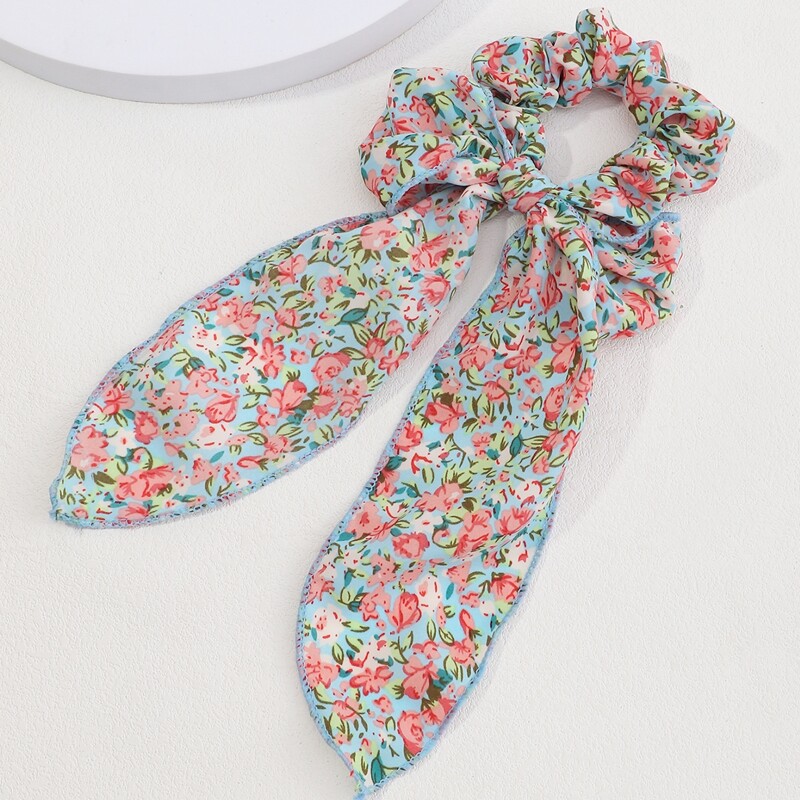 

1pc Ditsy Floral Scrunchie Scarf, Multicolor